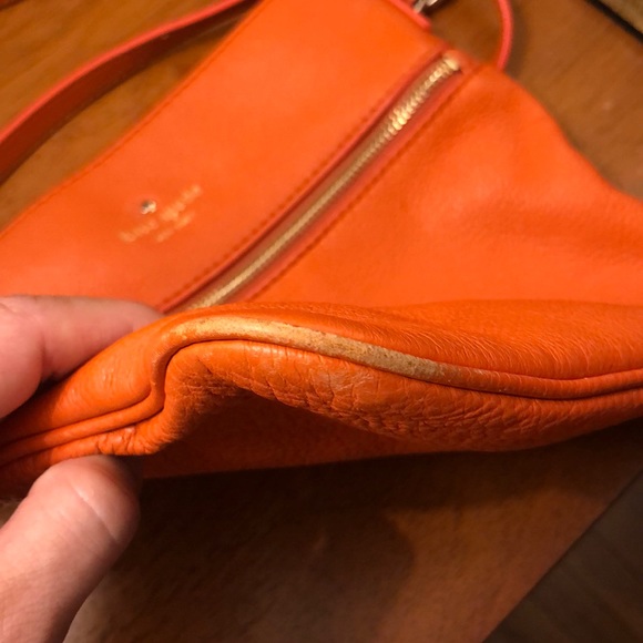 kate spade Bags Euc Kate Spade Orange Crossbody Bag Poshmark